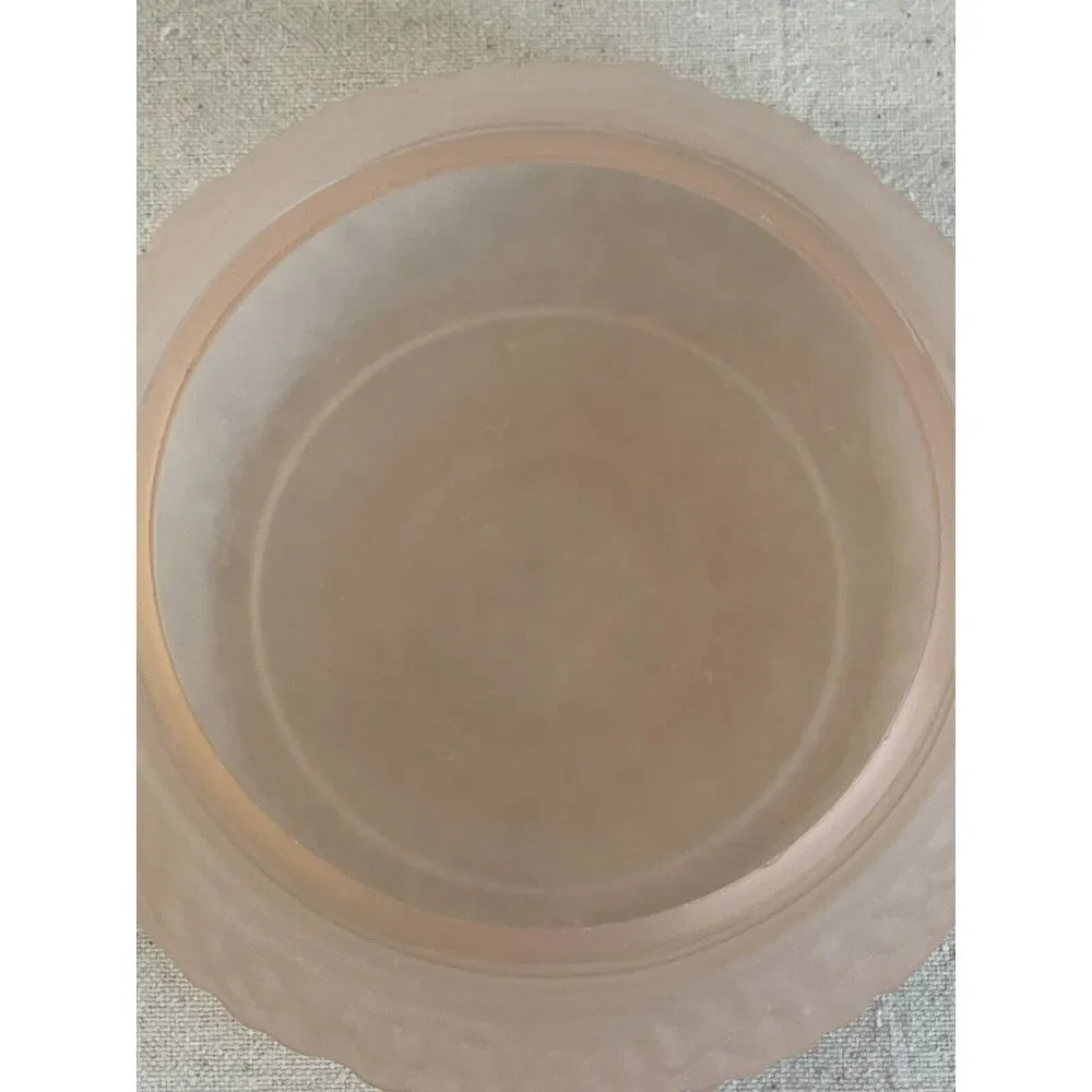 Vintage‎ L.E. Smith Glass Pink Elephant Trinket Box or Powder Jar c.1935